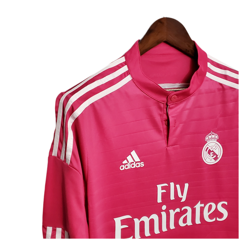 Real Madrid II 14/15 Long Sleeve Jersey - Pink
