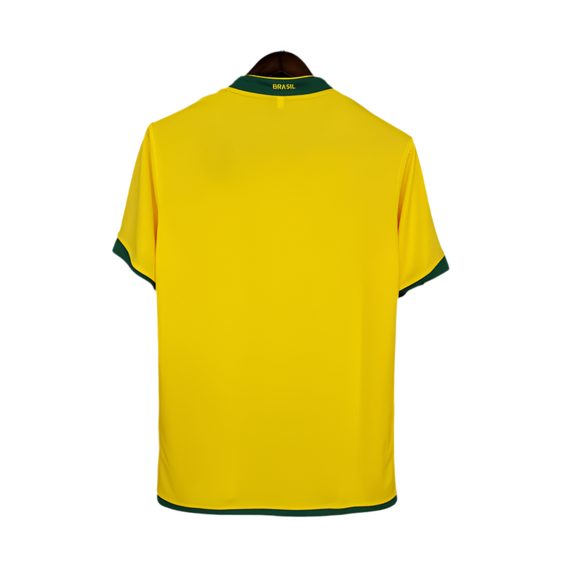 Retro 2006 Brazilian National Team Jersey Yellow -