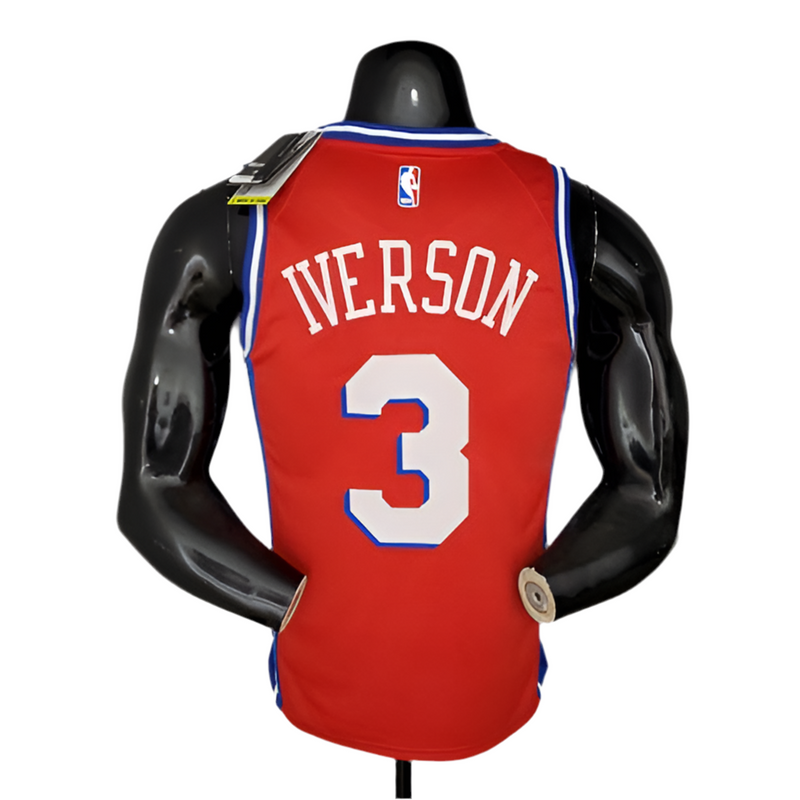 Philadelphia Men's NBA Tank Top - Red