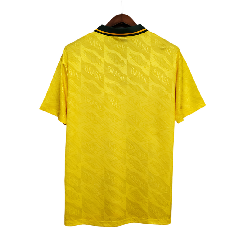 Retro Brazilian National Team Jersey 1991/1993 Yellow -