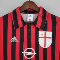 Maillot à manches longues AC Milan 1999/2000 - Noir et Rouge