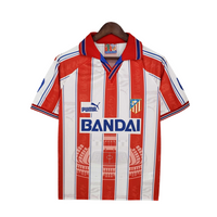 Atlético de Madrid Retro 1996/1997 White and Red Shirt -