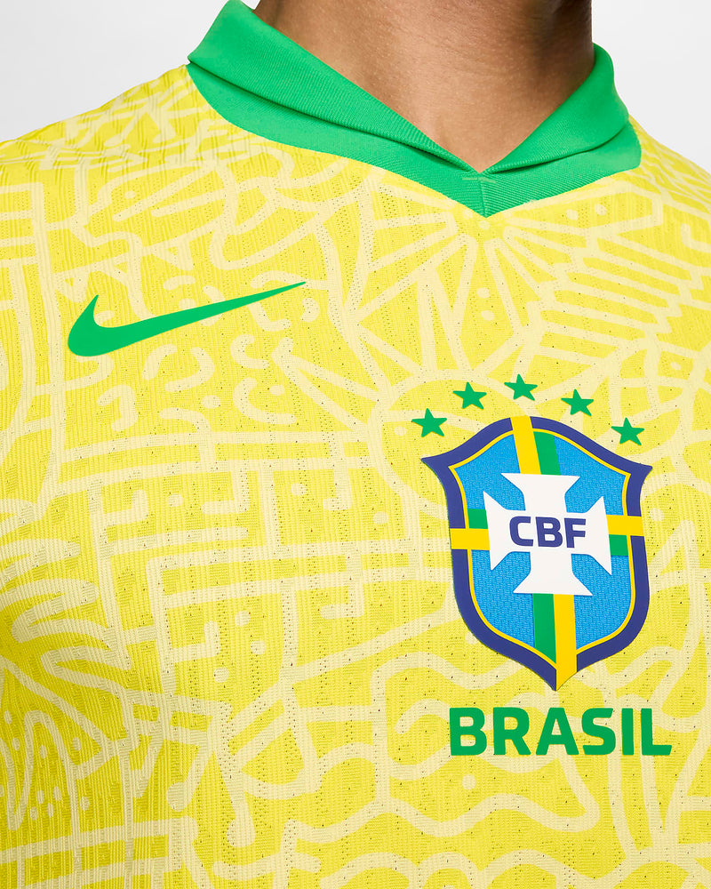 Brazil National Team Home Shirt 24/25 - Yellow