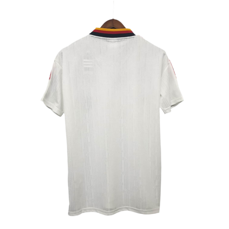 Maillot rétro de l'équipe nationale d'Allemagne 1994, blanc -