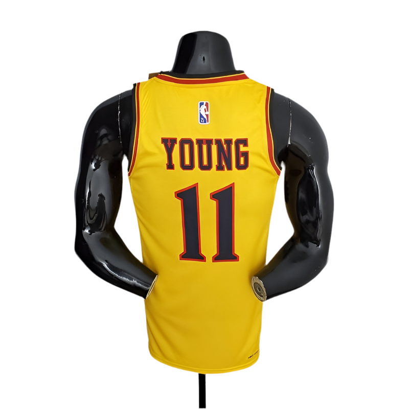 Atlanta Hawks 75th Anniversary Men's NBA Tank Top - Yellow