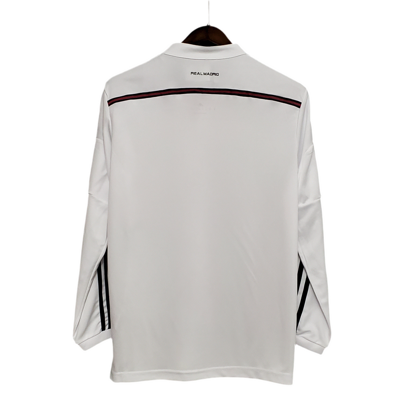 Real Madrid 14/15 Long Sleeve Jersey - White