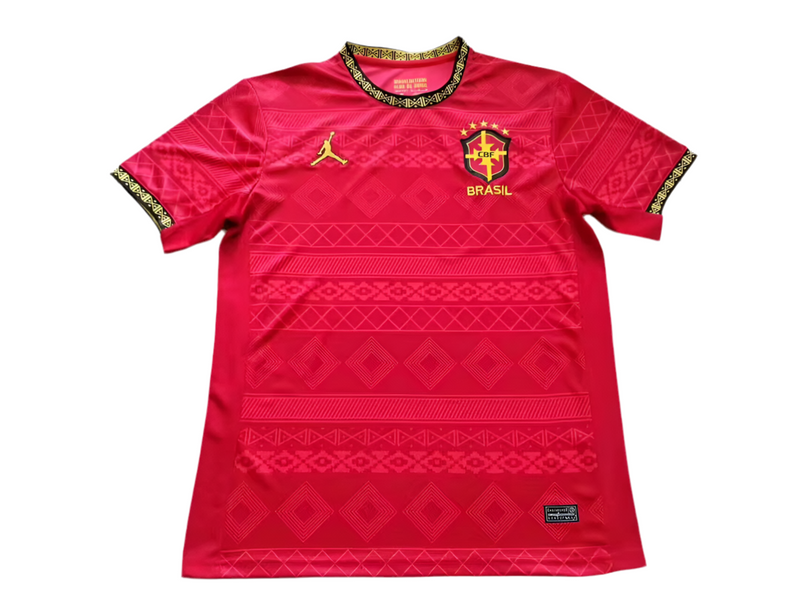 Brazil x Jordan 25/26 National Team Jersey - Red