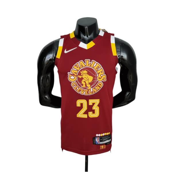Cleveland Cavaliers Urban Edition Men's NBA Striped Tank Top - Red