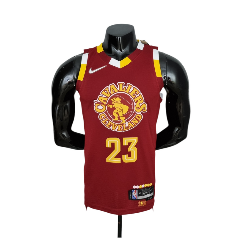 Cleveland Cavaliers Urban Edition Men's NBA Striped Tank Top - Red