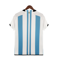 Camisola Seleção da Argentina I [Patch Copa do Mundo] 2022 - Azul e Branca