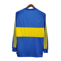 Maillot Boca Juniors 1981 à manches longues - Bleu