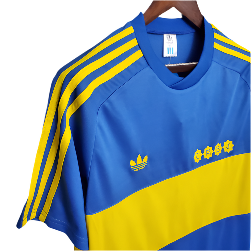 Boca Juniors Retro 1981 Blue and Yellow Jersey -