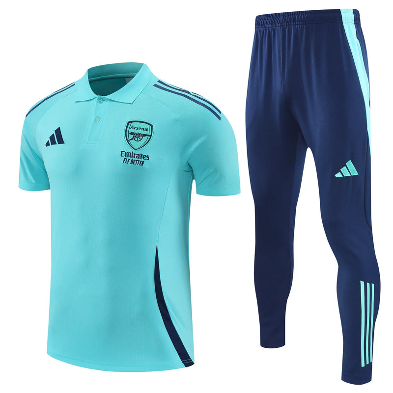 Arsenal 25/26 Polo Shirt and Trousers
