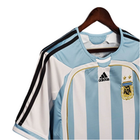 Camisola Seleção Argentina Retrô 2006 Azul e Branca-
