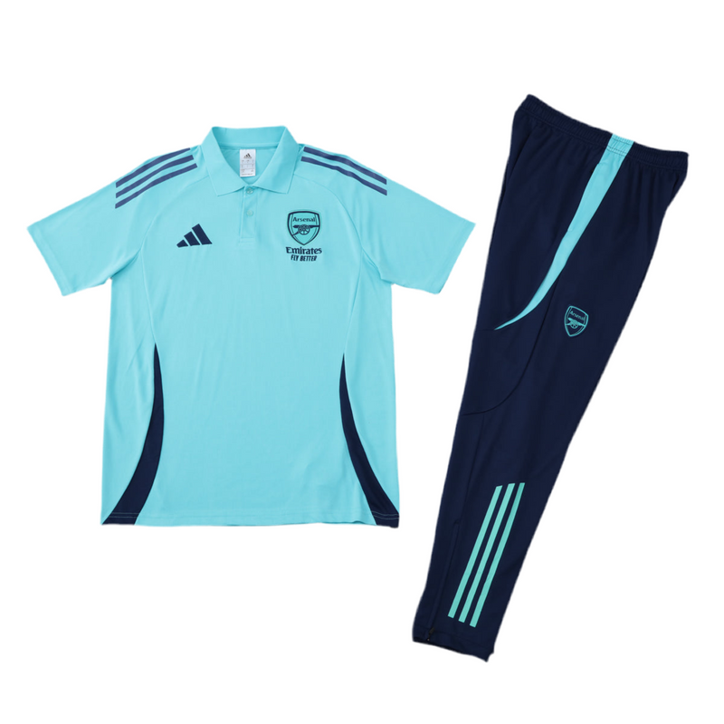 Arsenal 25/26 Polo Shirt and Trousers