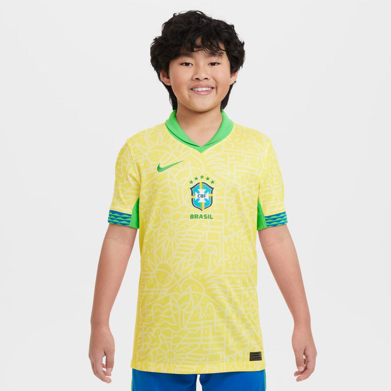 Brazil 24/25 Kids Kit - Yellow and Blue