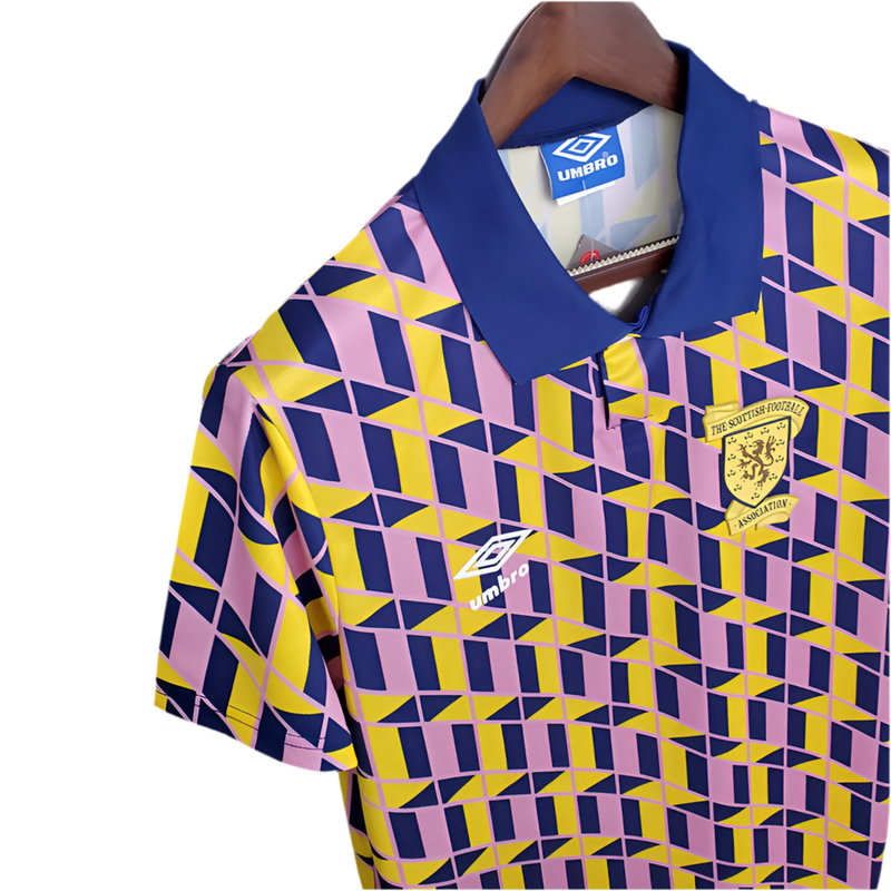 Scotland Retro 1988/1989 Yellow Jersey -