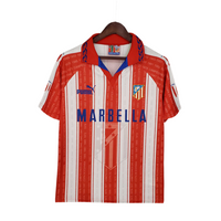Atlético de Madrid Retro 1995/1996 Shirt - White and Red