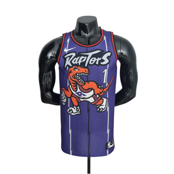 Toronto Raptors Men's NBA Tank Top - Black and Purple