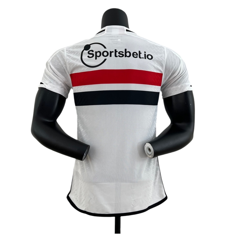 Camisola São Paulo I 23/24 Branca Masculino Jogador