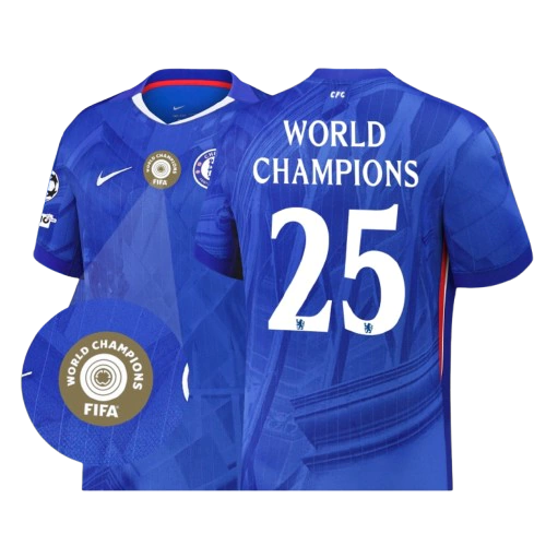 Chelsea Home 25/26 Jersey - Patch WORLD CHAMPIONS FIFA