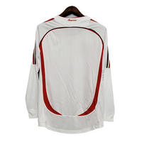 Camisola Manga Longa AC Milan Champions League 06/07 - Branco