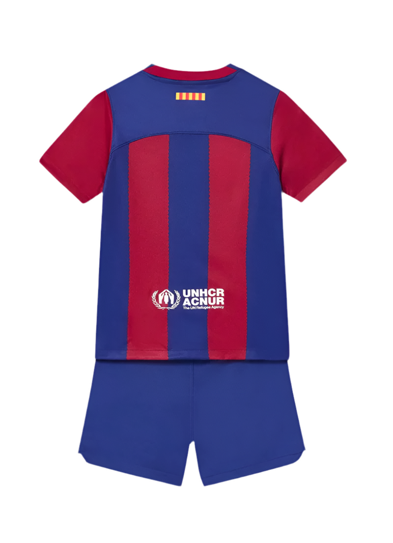 Kit Enfant Barcelone I 23/24 - Bleu et Rouge