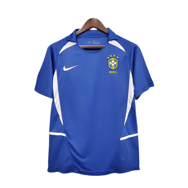 Retro 2002 Brazilian National Team Jersey Blue -