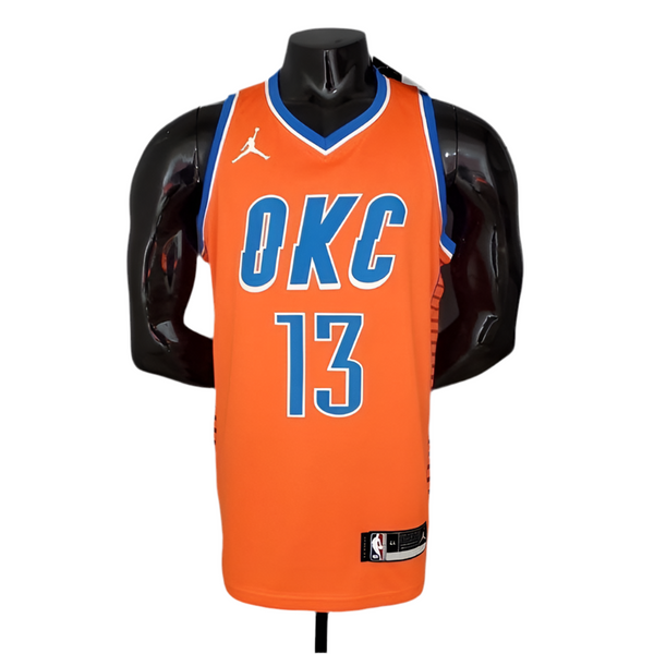 Oklahoma City Thunder Men's NBA Tank Top - Orange