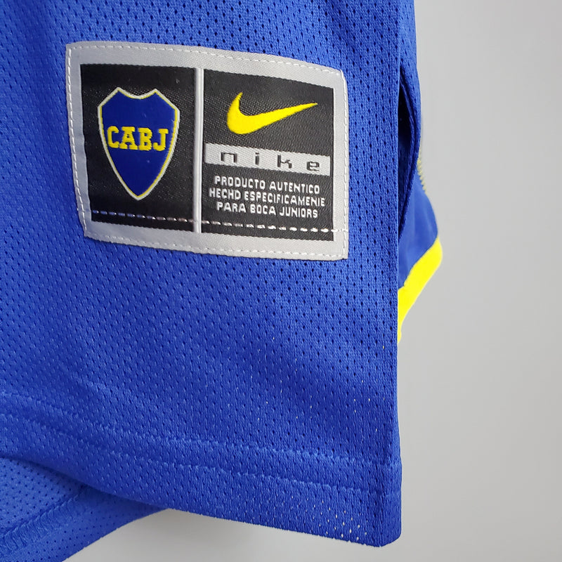 Boca Juniors Long Sleeve Jersey 03/04 - Blue and Yellow