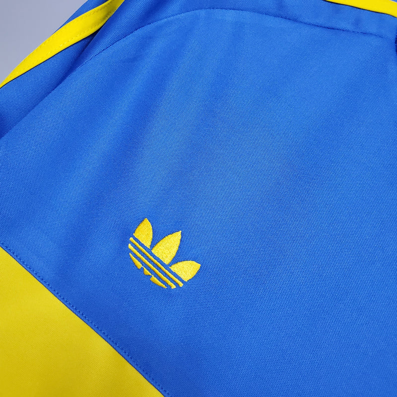 Maillot Boca Juniors 1981 à manches longues - Bleu