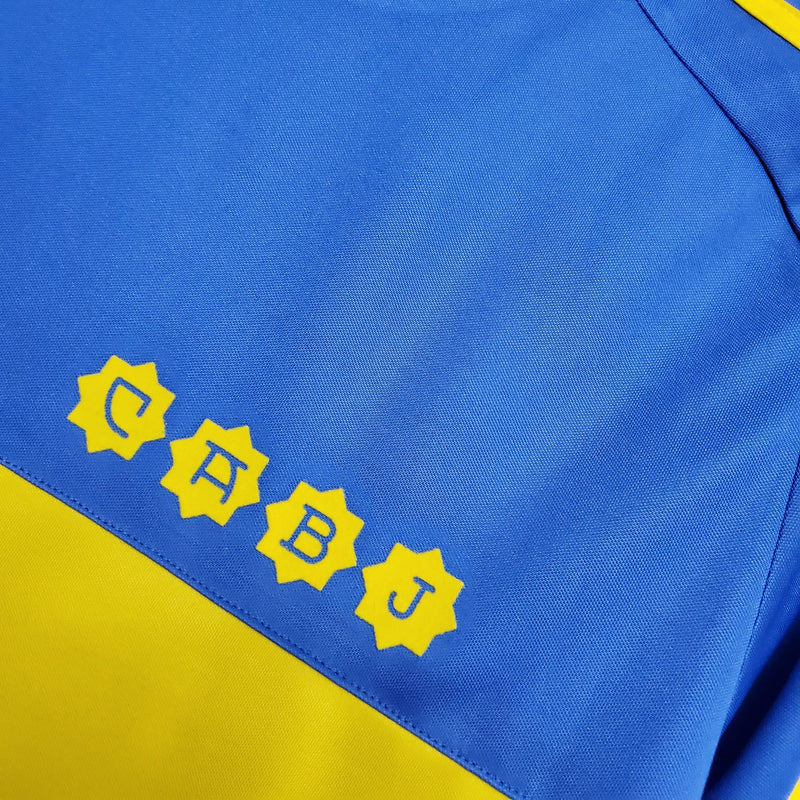 Maillot Boca Juniors 1981 à manches longues - Bleu