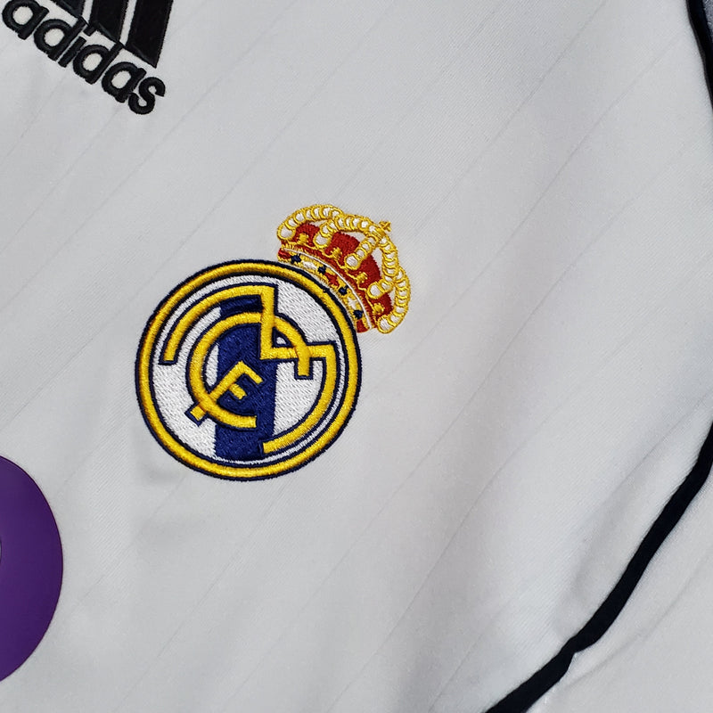 Real Madrid Long Sleeve Jersey 06/07 - White
