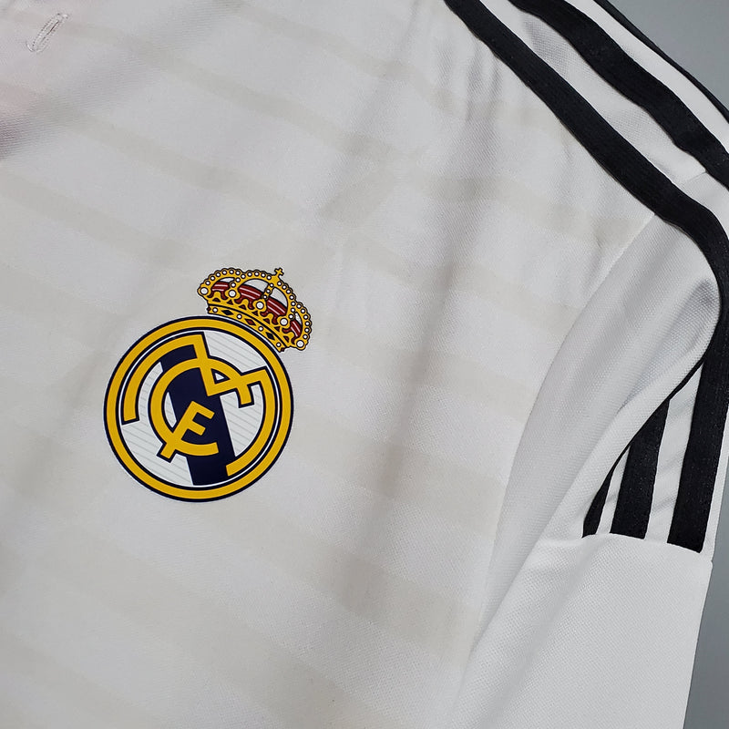 Real Madrid 14/15 Long Sleeve Jersey - White