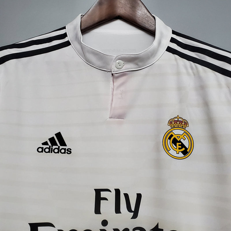 Real Madrid 14/15 Long Sleeve Jersey - White