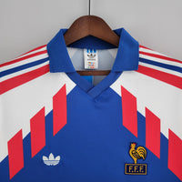 Maillot à manches longues de l'équipe nationale de France 88/90 - Bleu