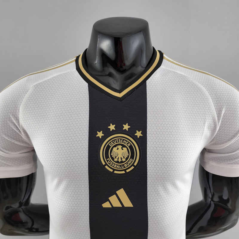 Maillot de joueur blanc de l'équipe nationale d'Allemagne I 2022 pour hommes
