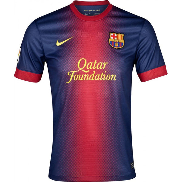 Barcelona Retro 2012/2013 Shirt - Blue and Maroon