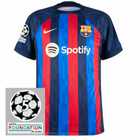 Maillot Barcelone I [Patch Champions League] 22/23 - Grená