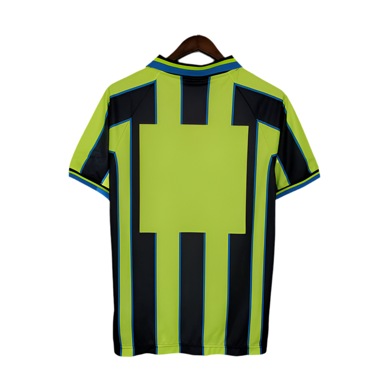 Manchester City Retro 1998/1999 Shirt - Yellow and Black