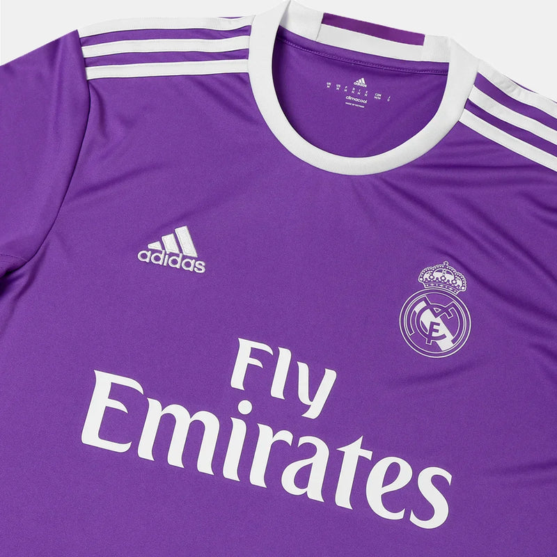 Real Madrid Retro Away Shirt 16/17 - Purple