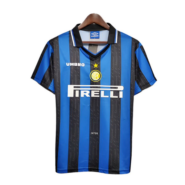 Maillot rétro Inter Milan 1997/1998 - Bleu et Noir