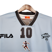 Camisola Seleção Argentina Retrô 2001 Azul e Branca- Fila