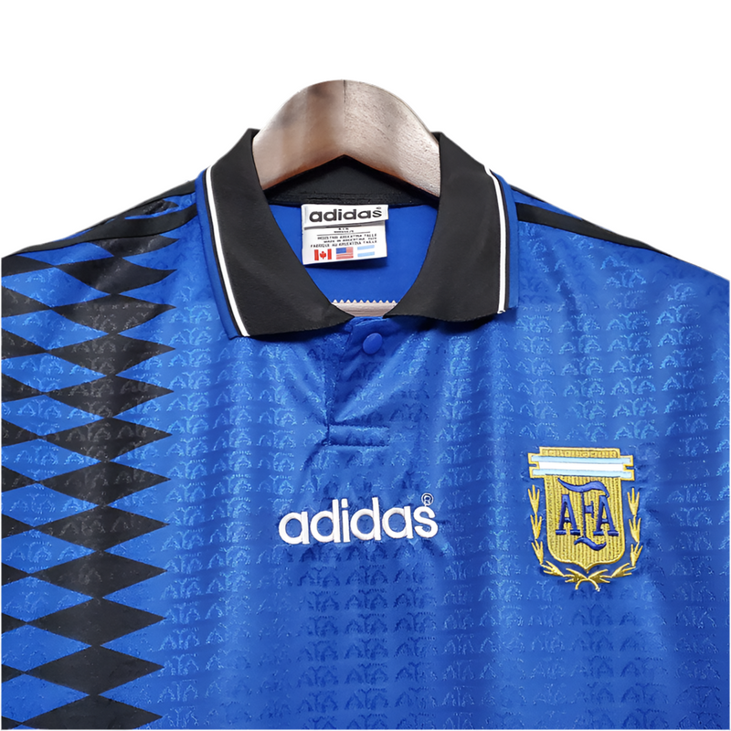 Argentina National Team Retro Jersey 1994 Blue -