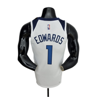 Débardeur NBA Minnesota Timberwolves 75e Anniversaire pour Homme - Blanc et Bleu