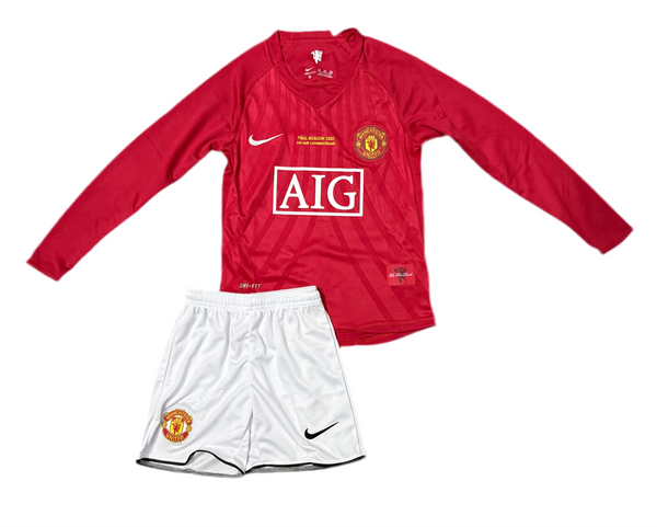 Manchester United Retro 2007/2008 Children's Kit