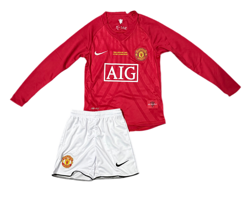 Manchester United Retro 2007/2008 Children's Kit