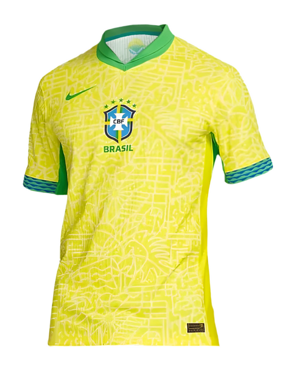 Brazil National Team Home Shirt 24/25 - Yellow