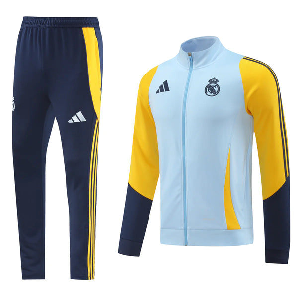 Real Madrid 24/25 Tracksuit - Blue and Yellow