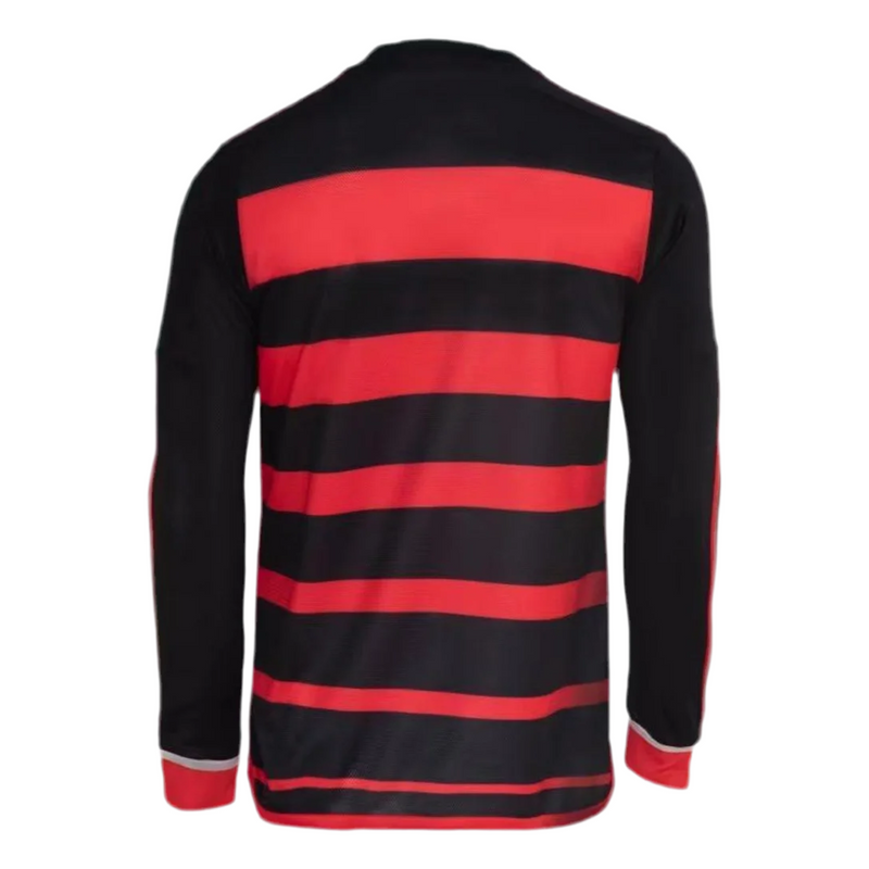 Flamengo 24/25 Long Sleeve T-Shirt - Red and Black